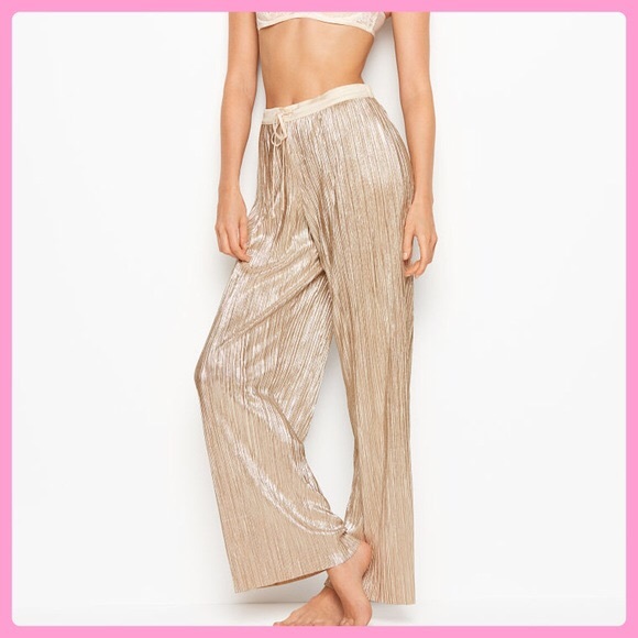 Victoria's Secret Other - NWT Victoria’s Secret Gold Pants